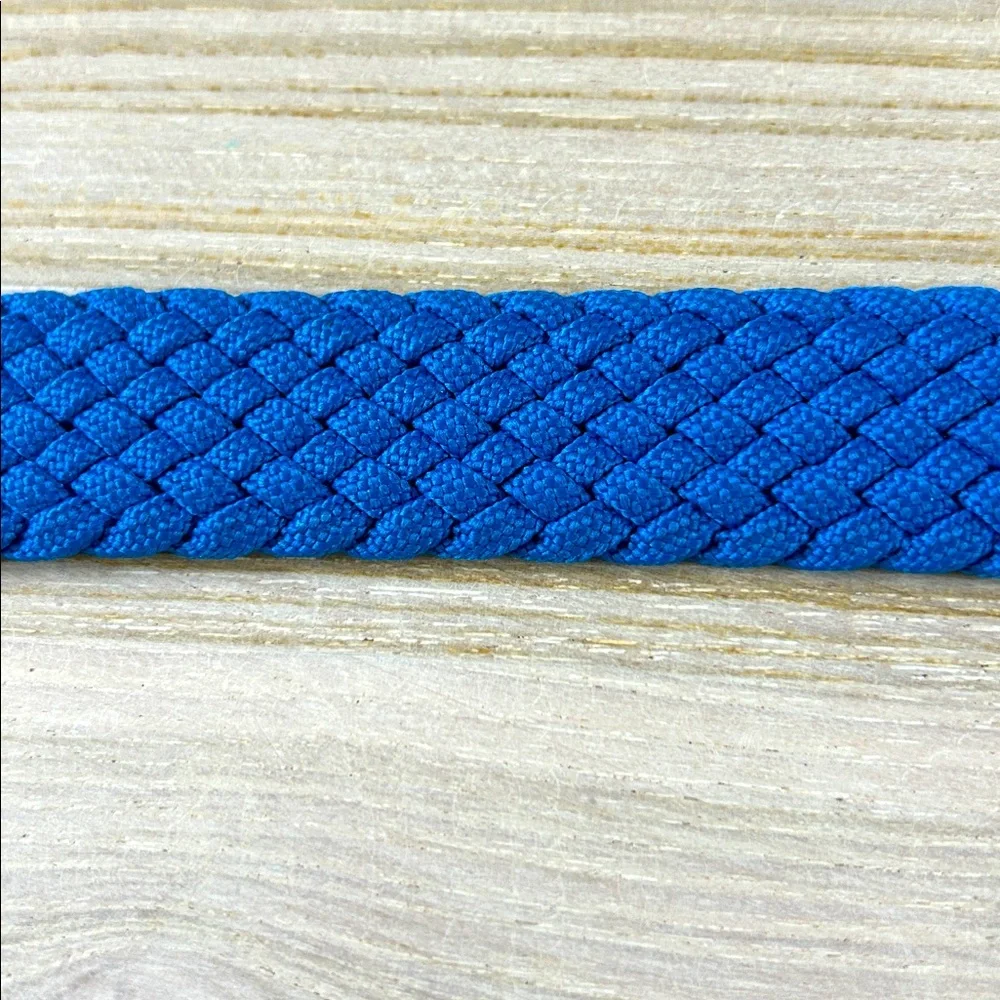 Baby GAP Electric Blue Braided Belt with Silver Buckle